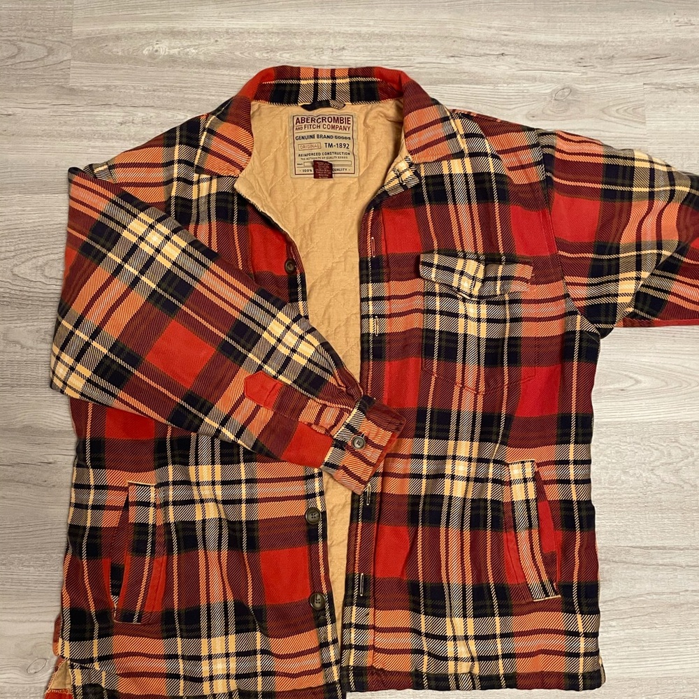 Abercrombie plaid jacket